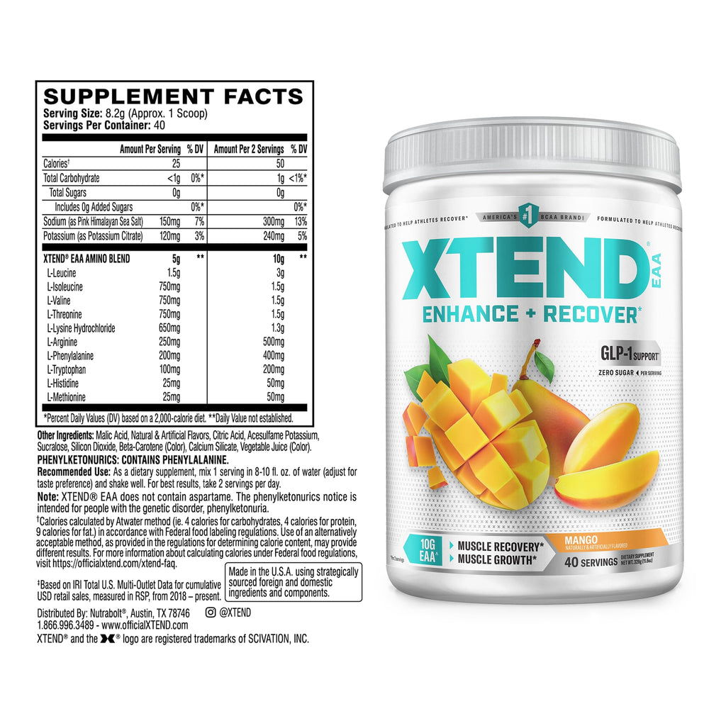 XTEND EAA + BCAA Powder for Muscle Recovery

