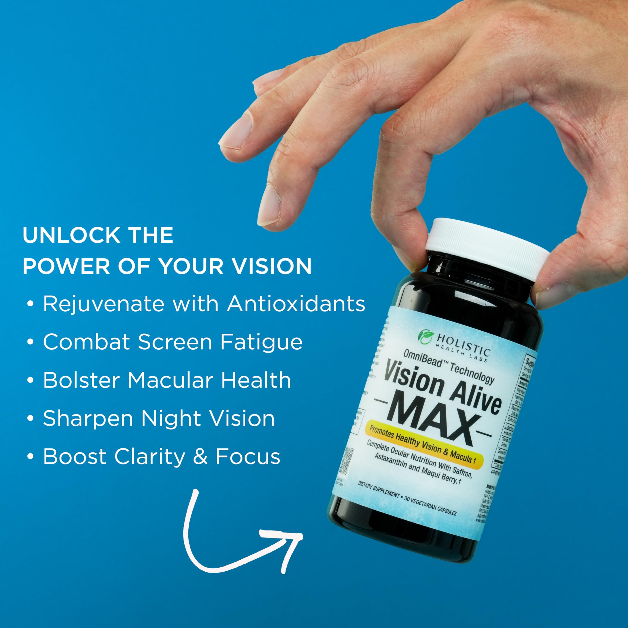 Vision Alive Max Eye Health Supplement Holistic Health Labs


