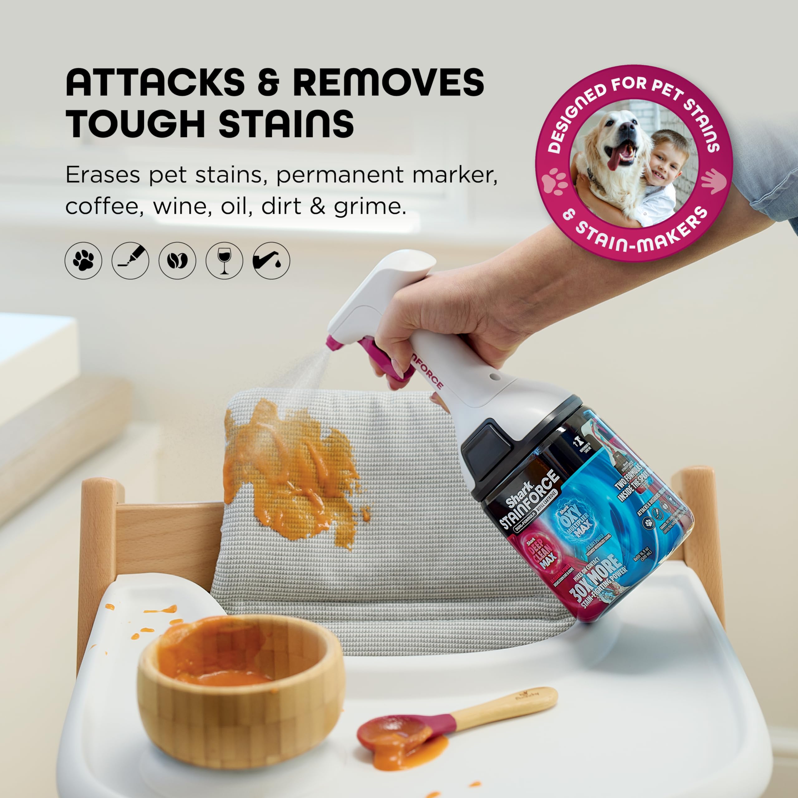 Shark StainForce Dual-Formula Refill Cartridges

