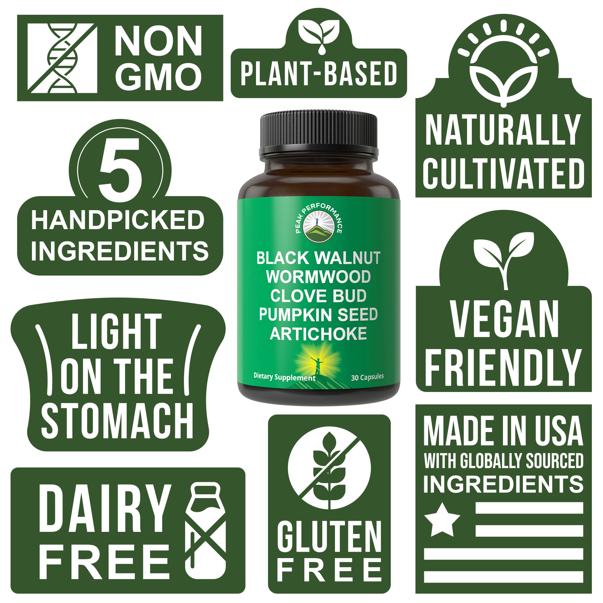 Herbal Digestive Detox Capsules | Pure and Vegan

