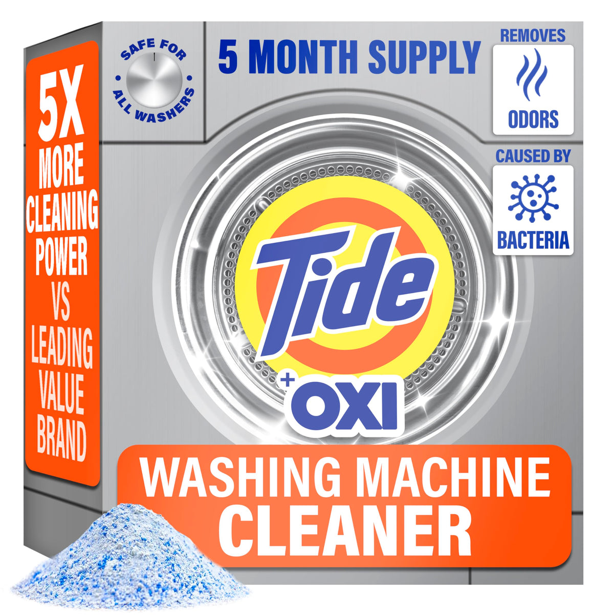 Tide Washing Machine Cleaner with Oxi - Front & Top Loaders