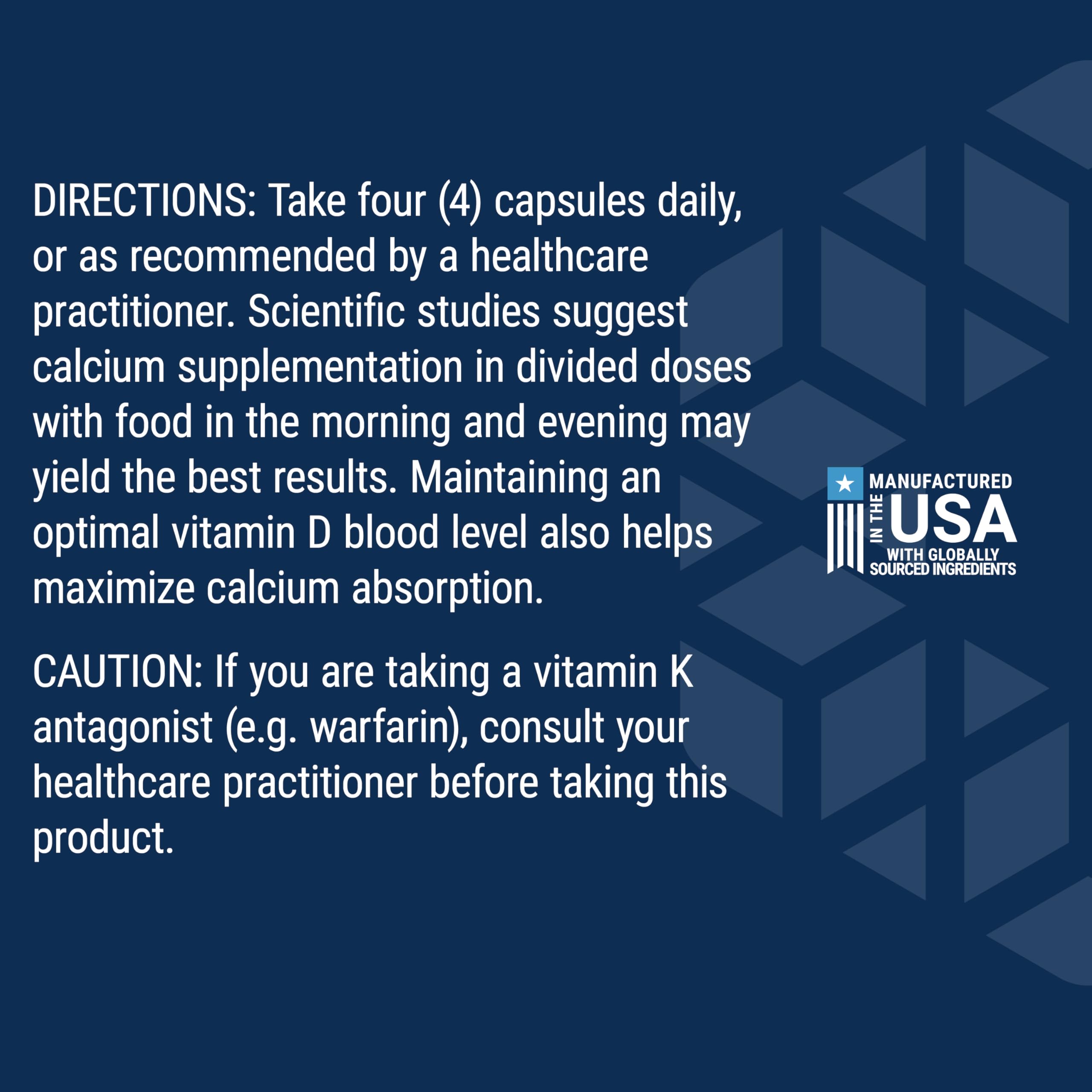 Life Extension Calcium Supplement – Bone Restore Elite


