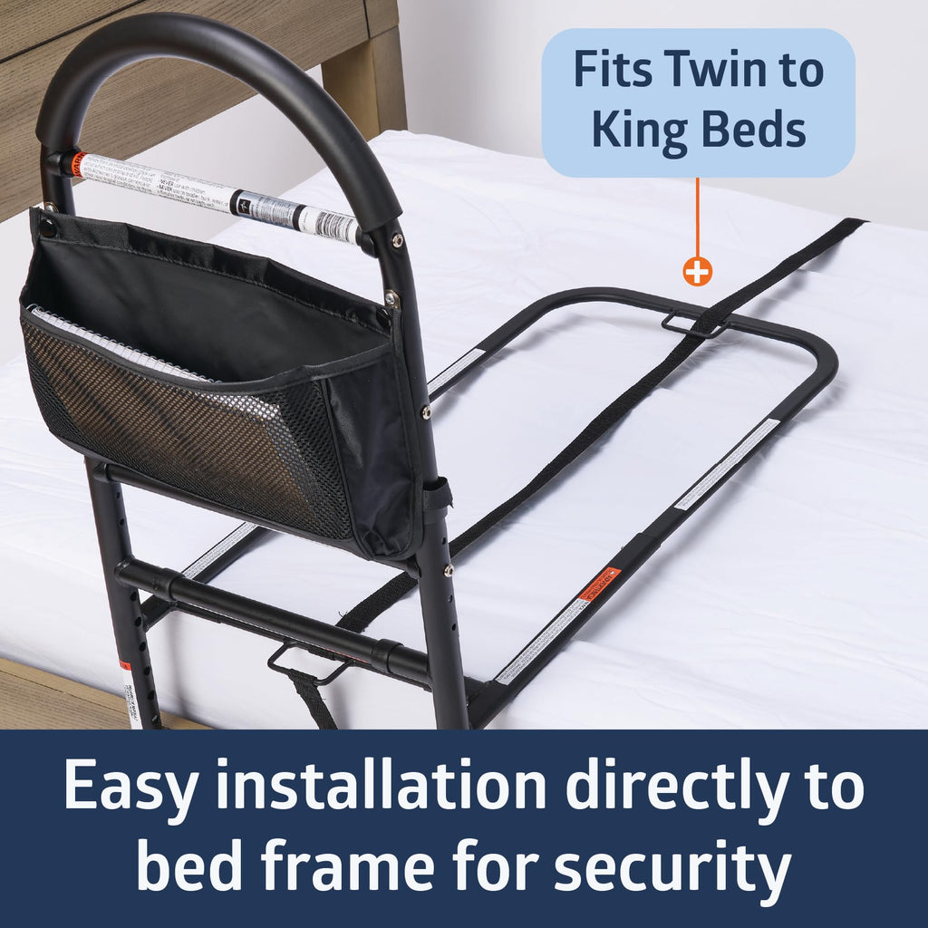 Medline Bed Assist Bar with Storage Pocket

