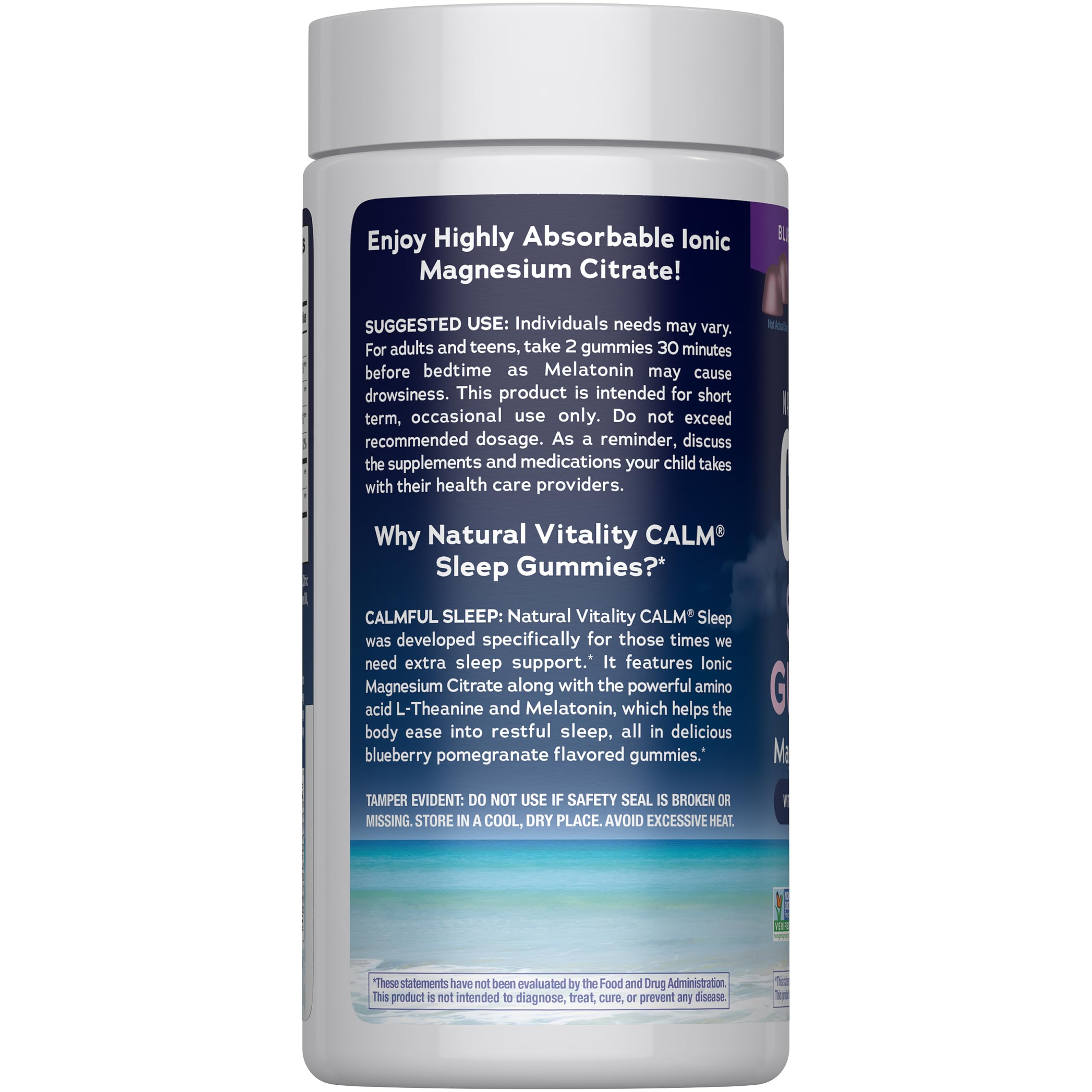 Natural Vitality Sleep Gummies – Magnesium & L-Theanine

