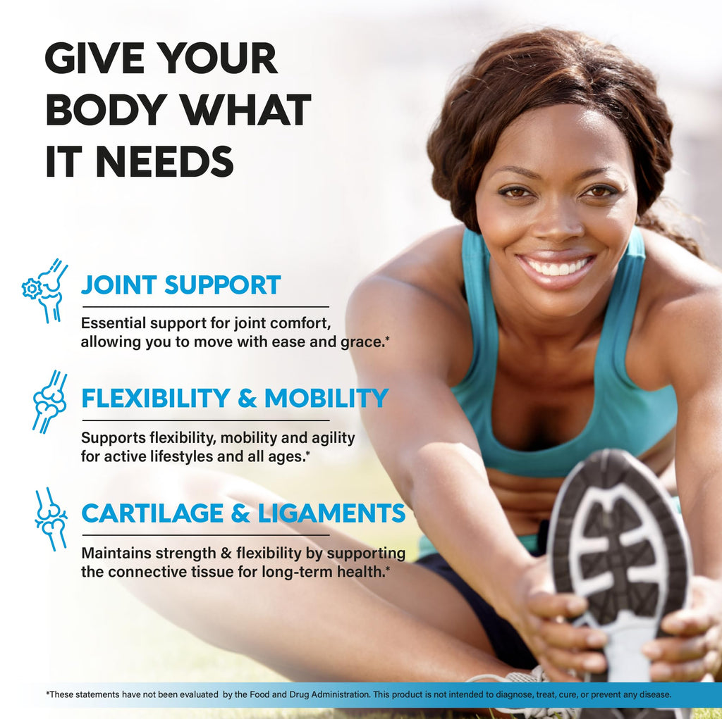 Glucosamine Chondroitin MSM Collagen Joint Support Capsules

