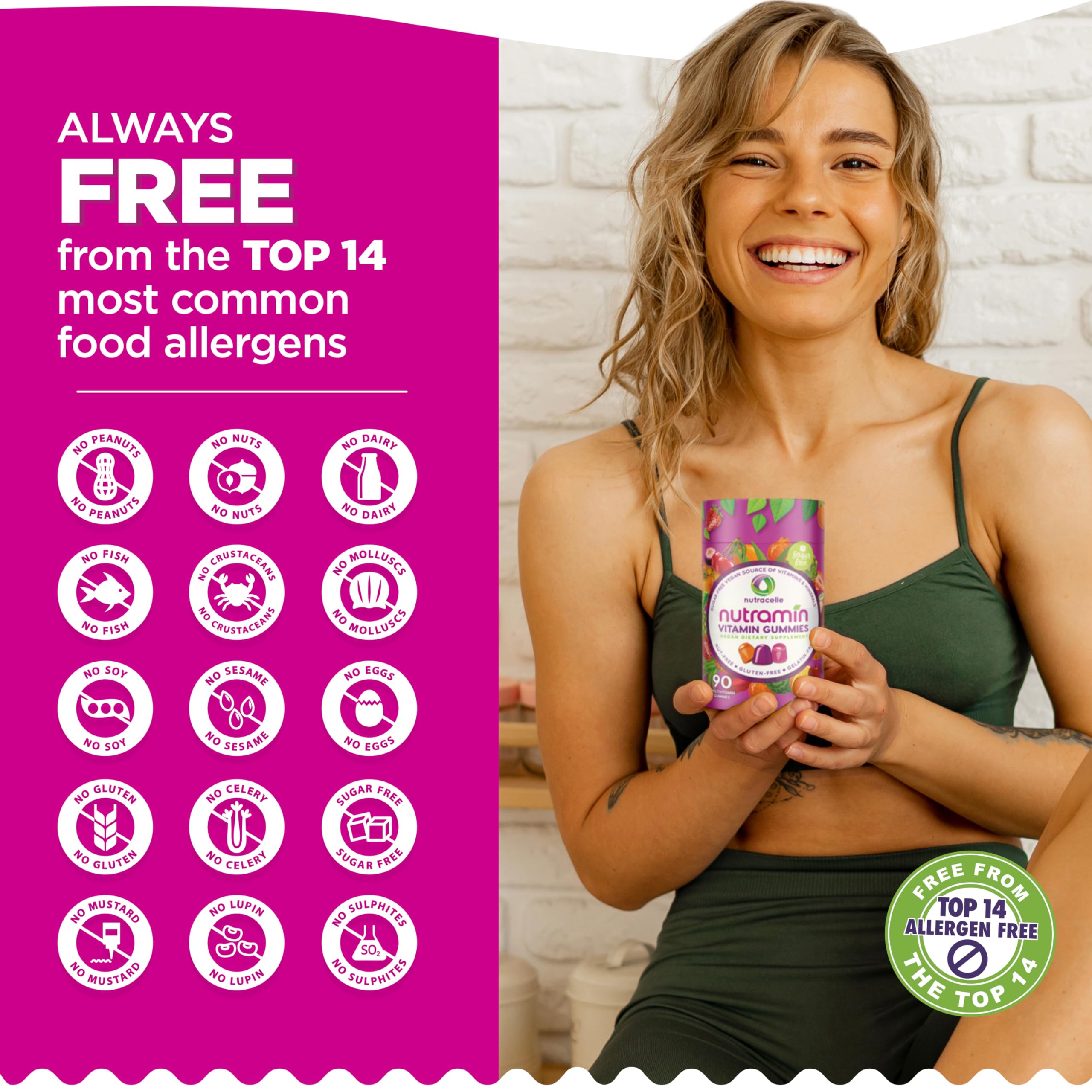 Nutramin Vegan Multivitamin Gummies for Immunity


