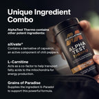 MuscleTech AlphaTest Thermo Testosterone Booster - Men

