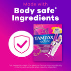 Tampax Radiant Tampons with LeakGuard Braid | Protection

