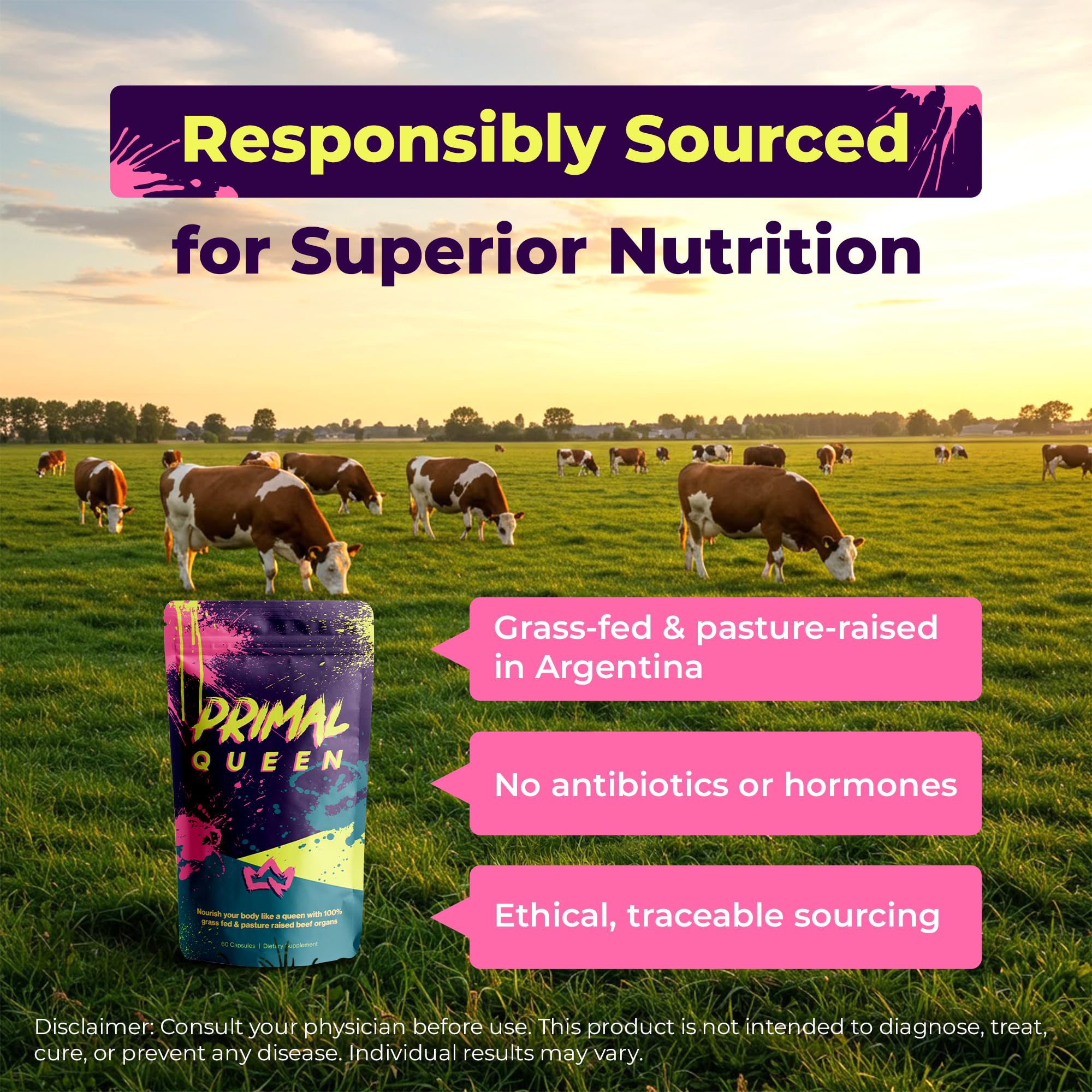 Beef Organ Supplements Primal Queen - Women

