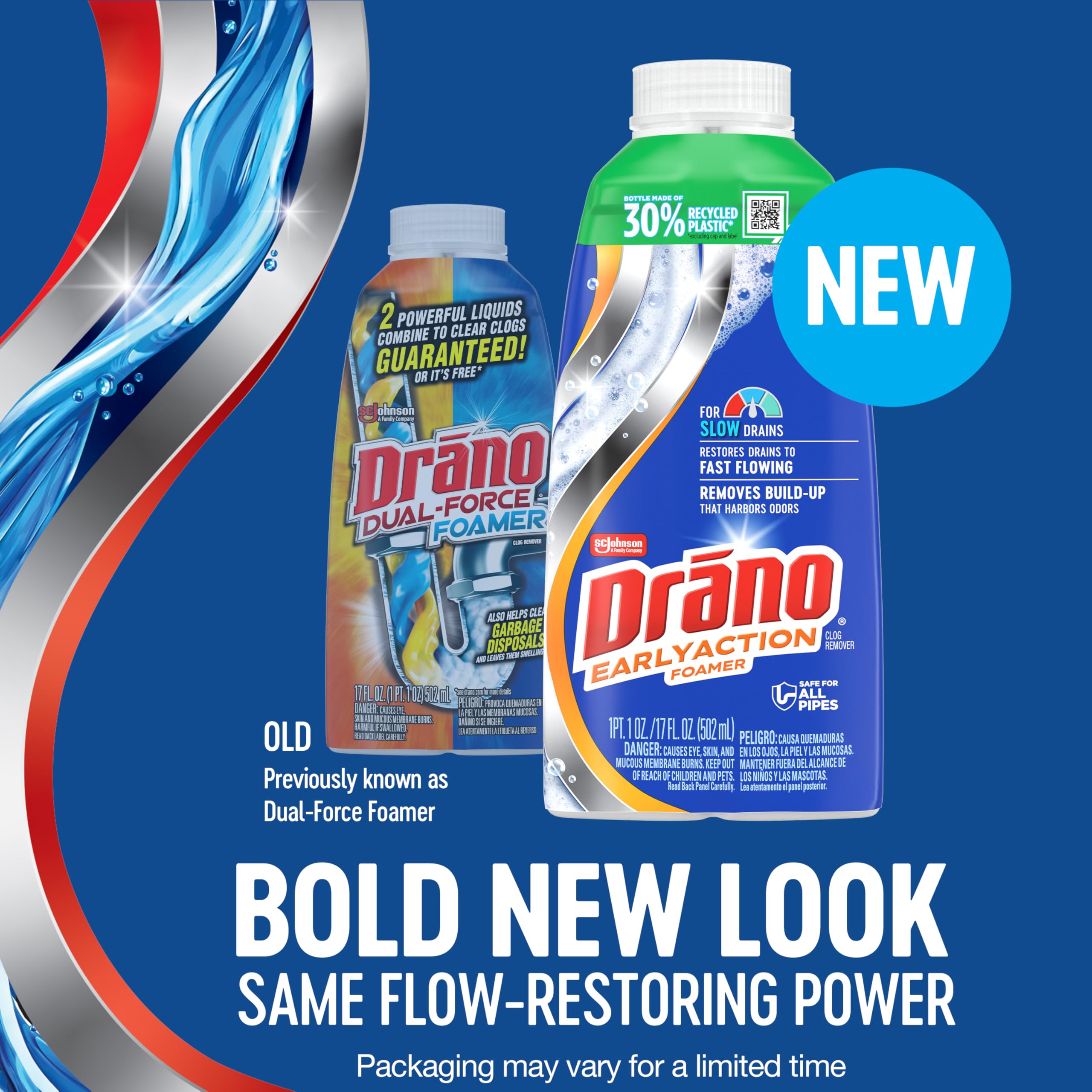 Drano Foamer Drain Clog Remover and Cleaner

