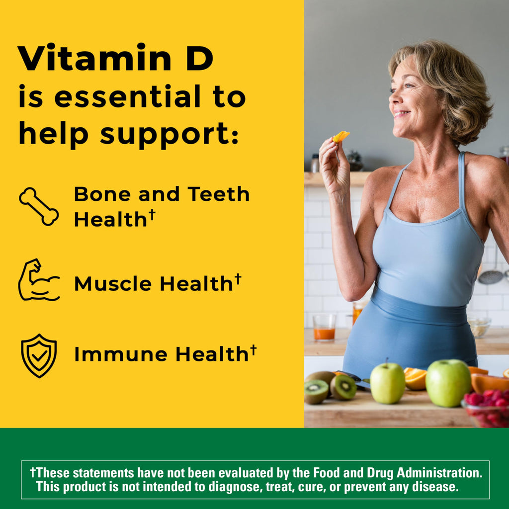 Nature Made Vitamin D3 5000 IU Softgels | Extra Strength


