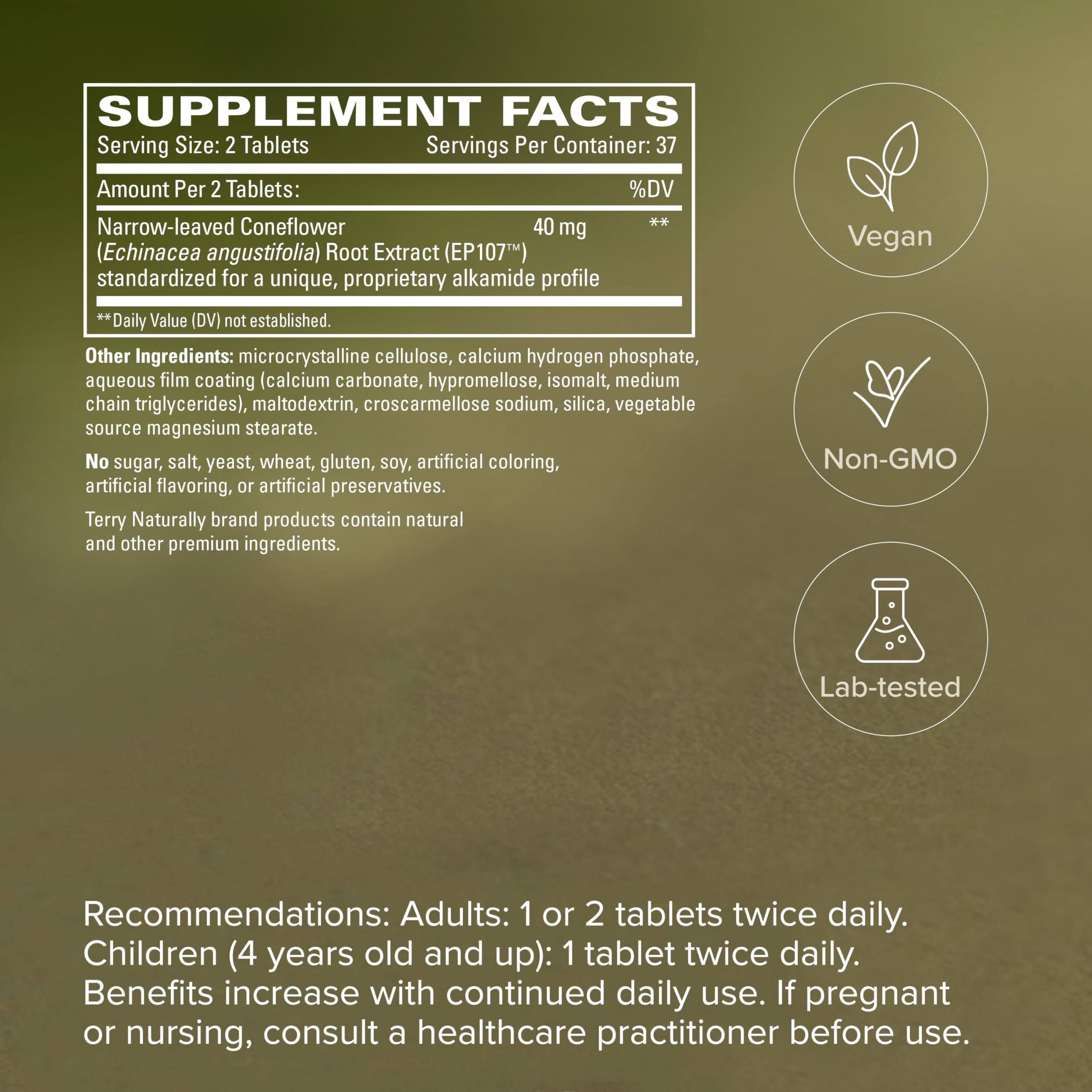 Terry Naturally AnxioCalm Calming Support Supplement - EP107

