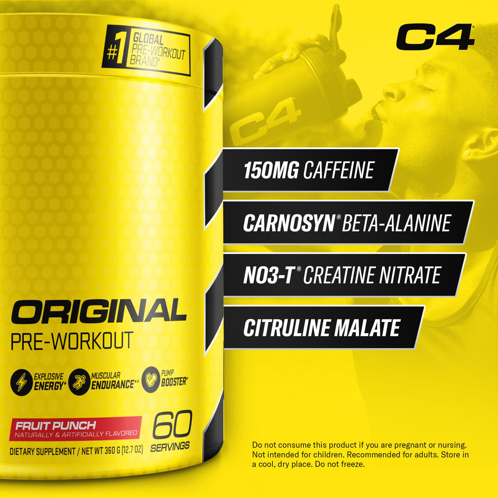 C4 Original Pre Workout Powder | Energy & Endurance

