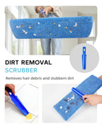 MR.SIGA Microfiber Mop Telescopic Stainless Handle

