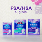 Always Daily Fresh Thin Panty Liners Edge-to-Edge Adhesive

