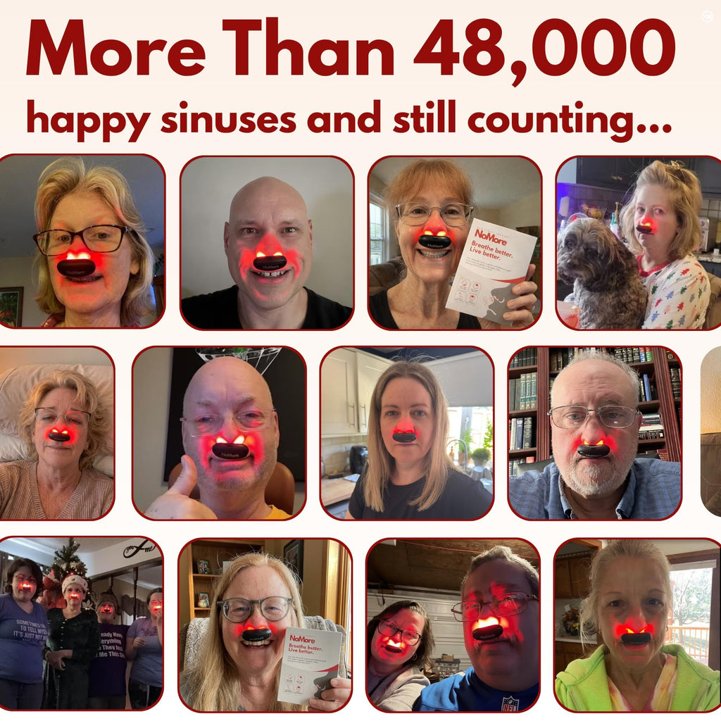 NoMore Red Light Therapy for Nose LED Nasal Device

