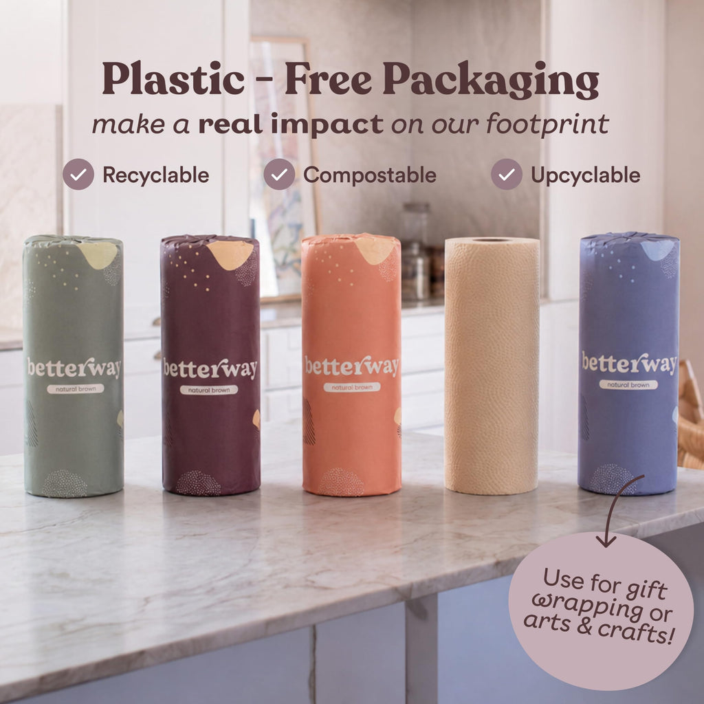 Bamboo Paper Towels by Betterway – Tree-Free & Compostable

