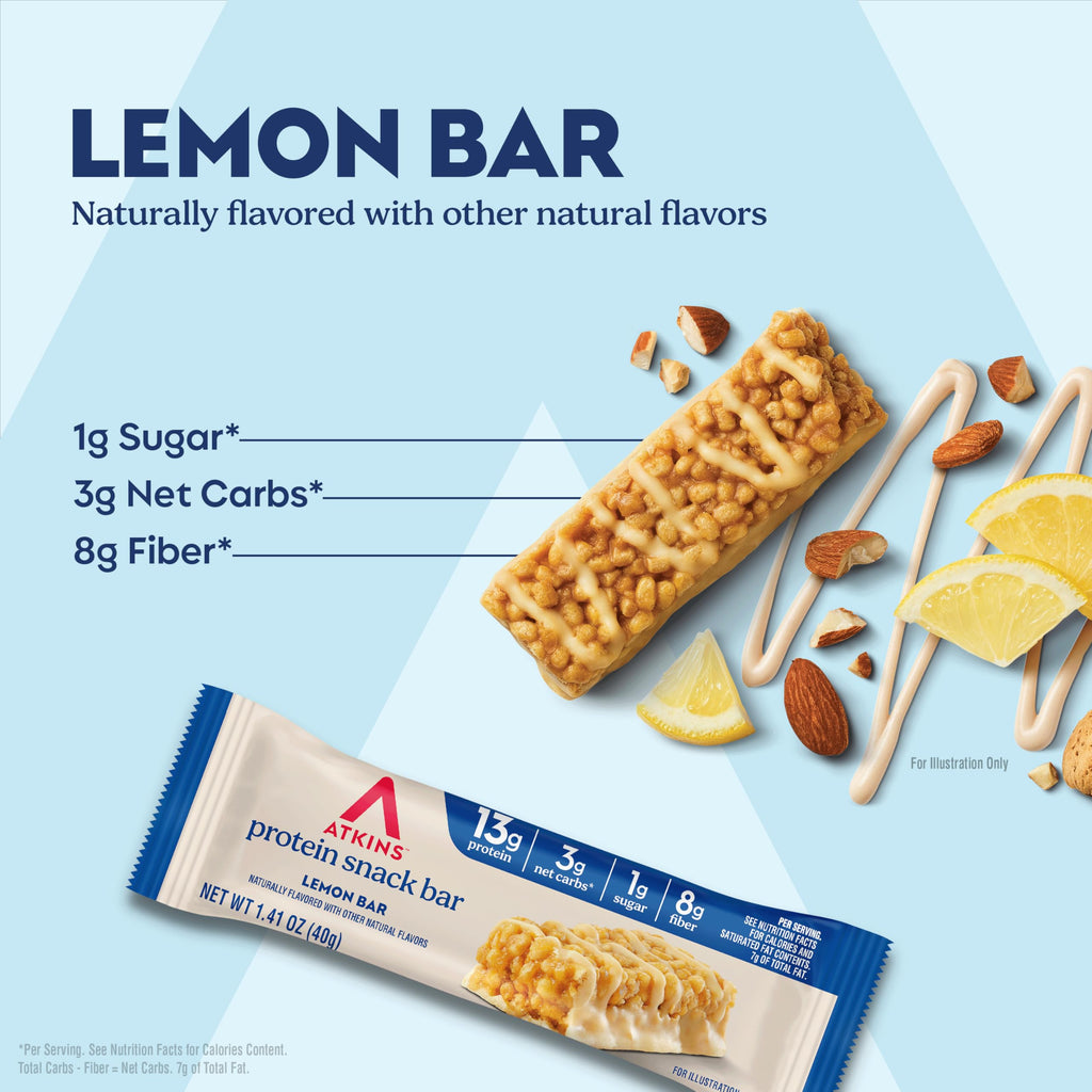 Atkins Keto Protein Bar - Gluten Free On-The-Go Snack

