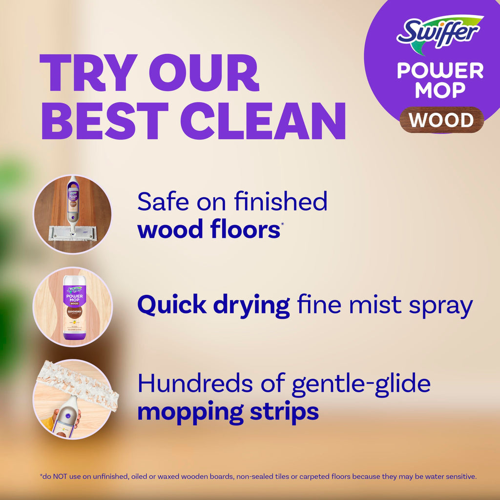 Swiffer PowerMop All-In-One Floor Cleaning System

