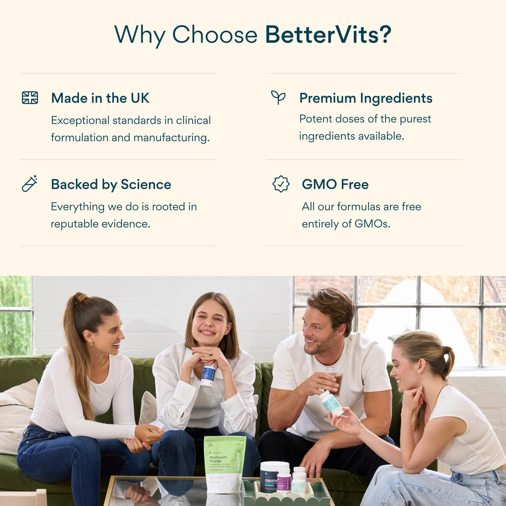 Bettervits Probiotics for Digestive Health | Immune Support

