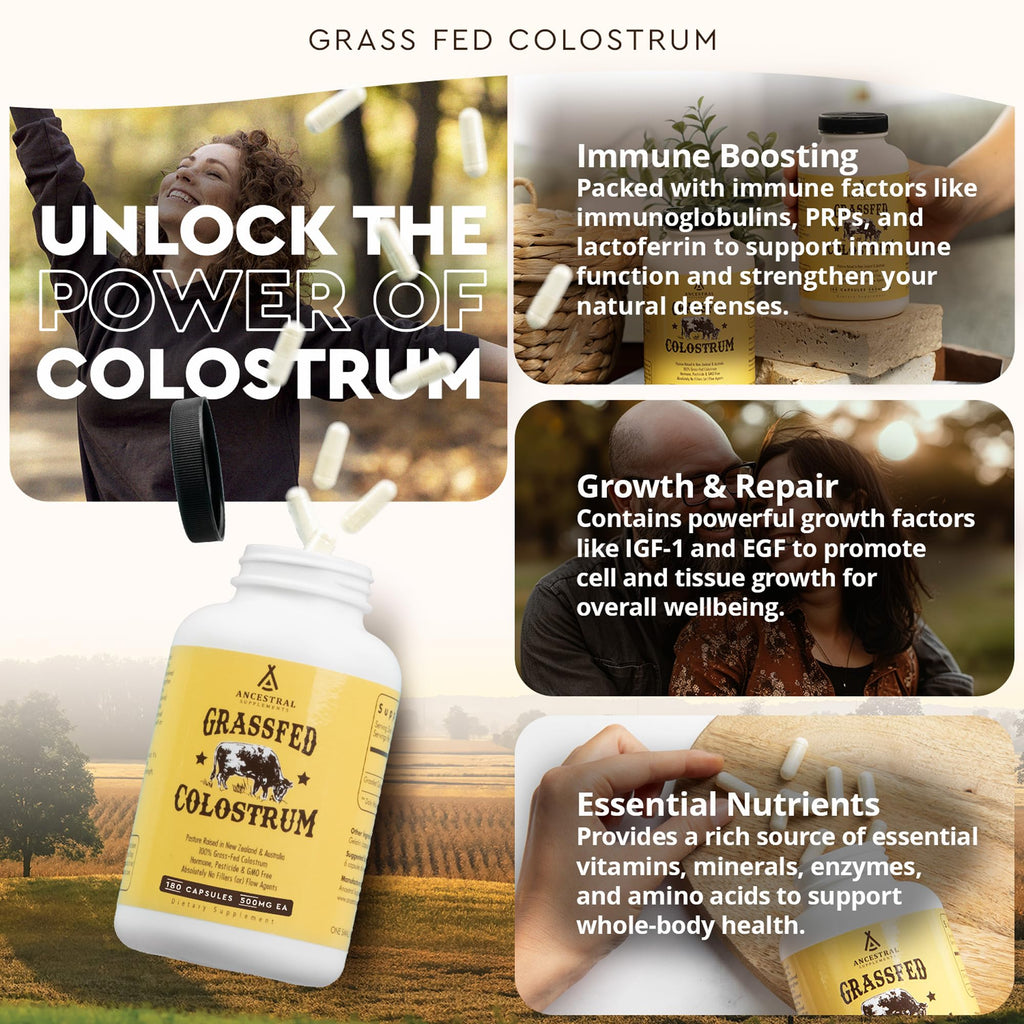 Ancestral Supplements Grass Fed Beef Colostrum Supplement

