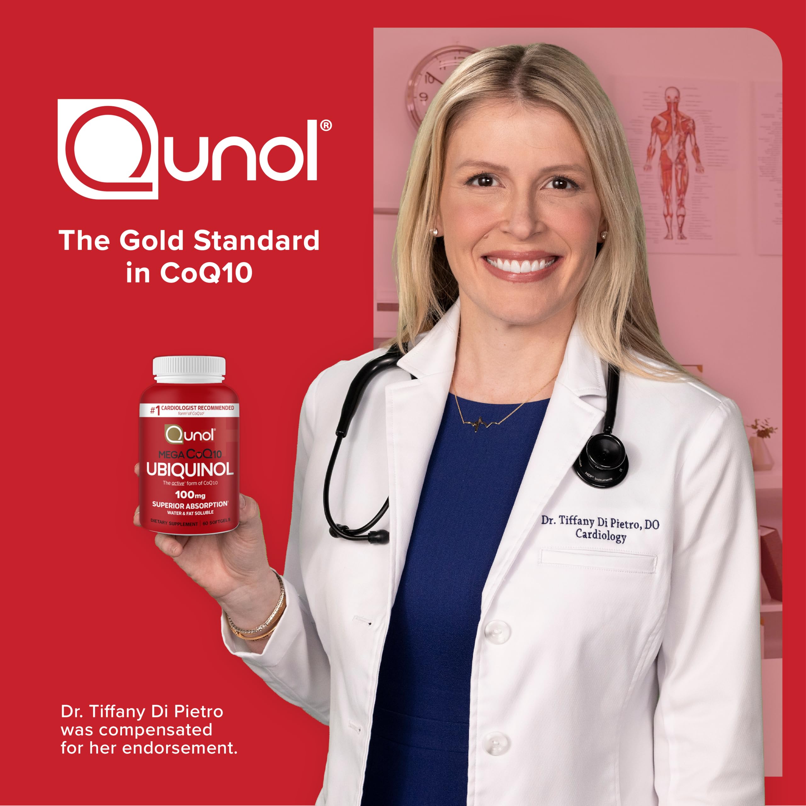 Qunol Mega Ubiquinol CoQ10 Supplement | Superior Absorption

