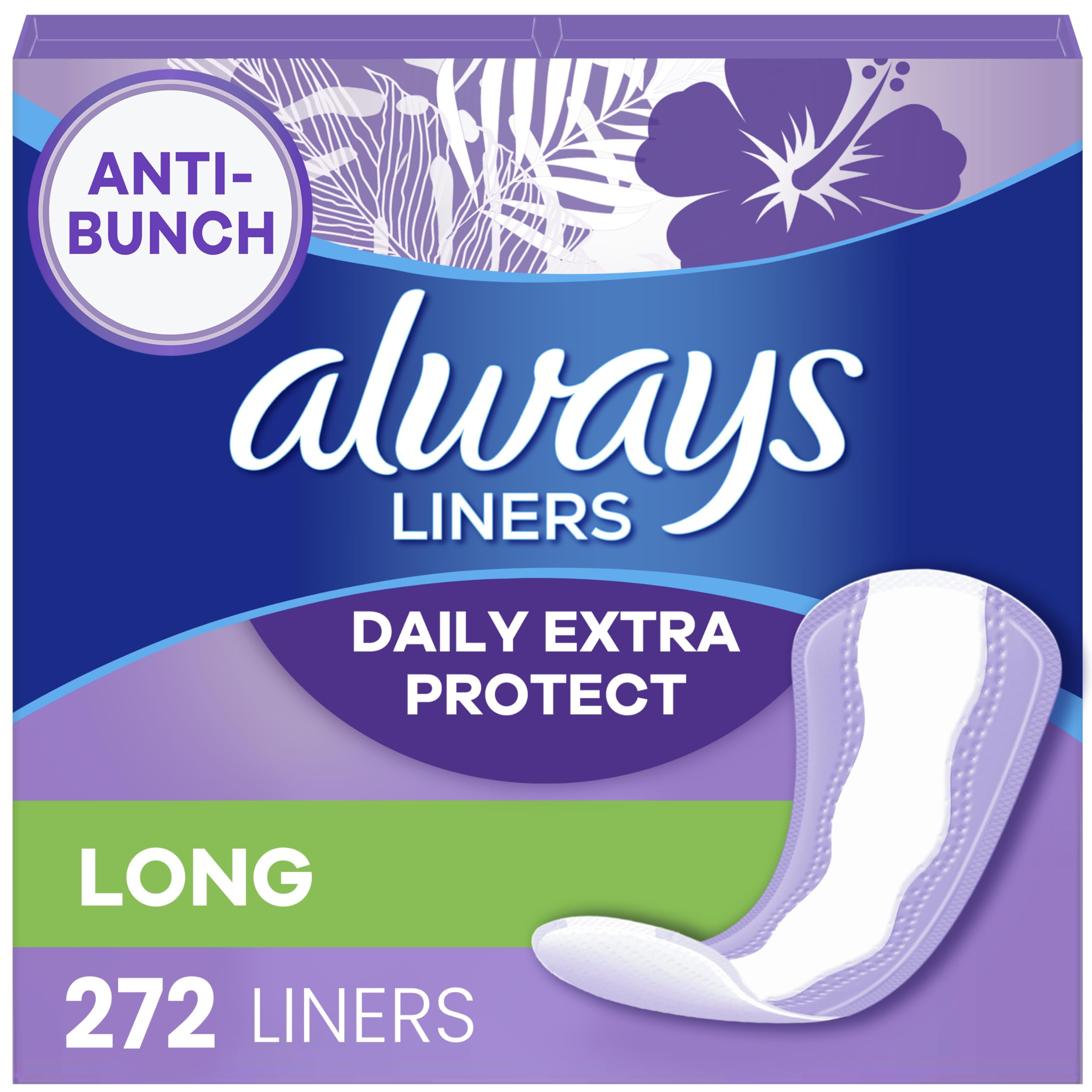 Always Anti-Bunch Xtra Protection Pantyliners Unscented