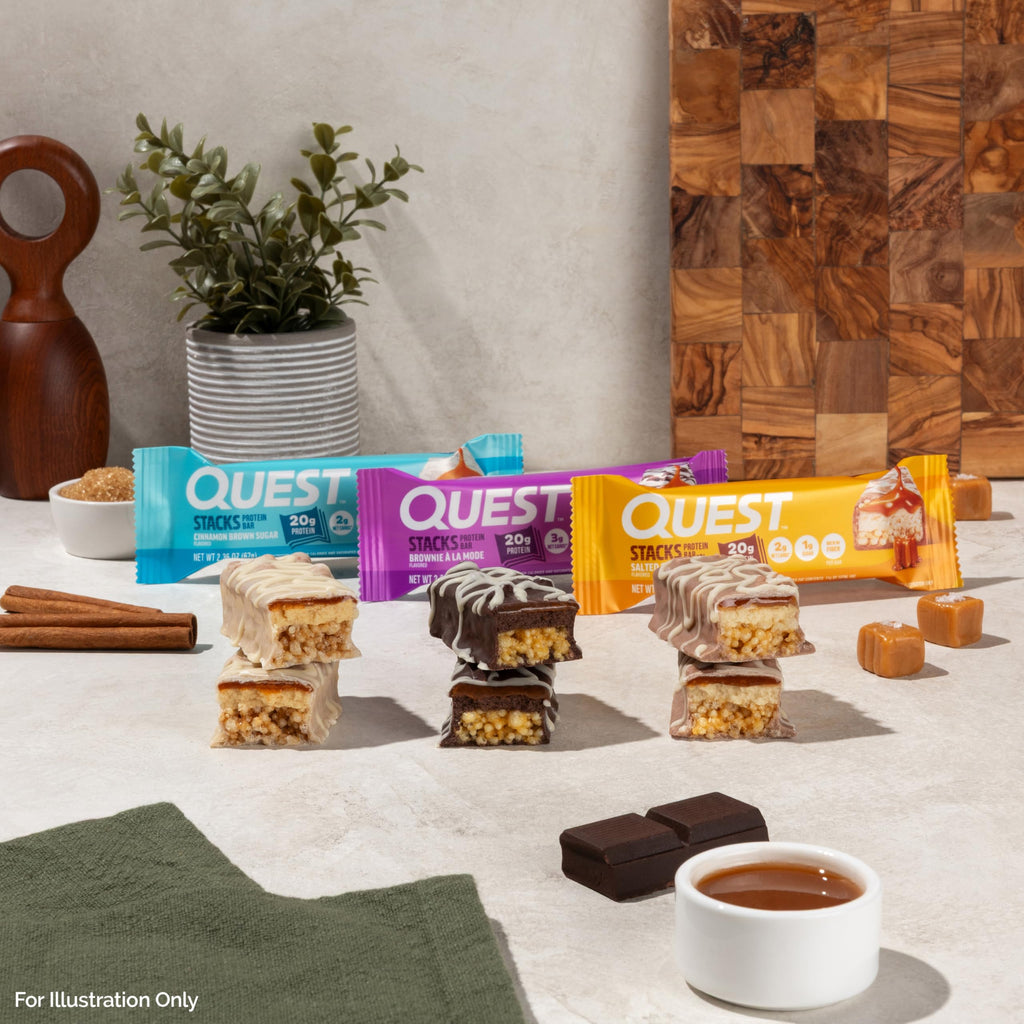 Quest Stacks Protein Bars - Gluten Free, 20g Protein

