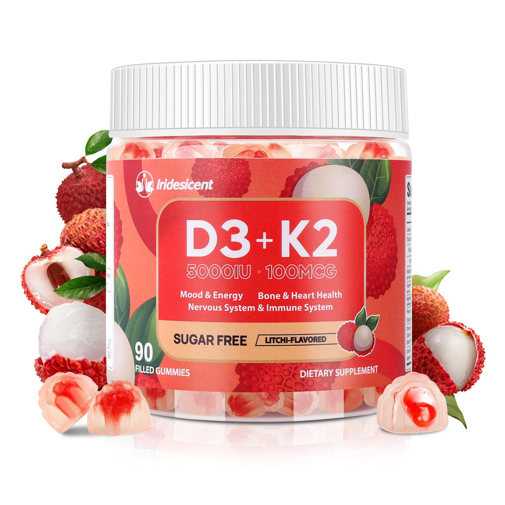 Vitamin D3 K2 Gummies Sugar Free for Bone & Immune Health

