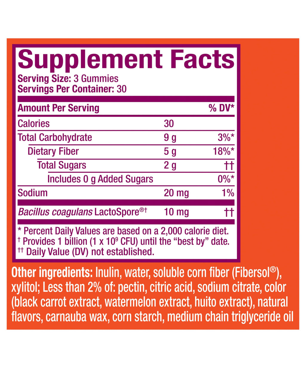 Metamucil Fiber Gummies with Probiotics for Adults

