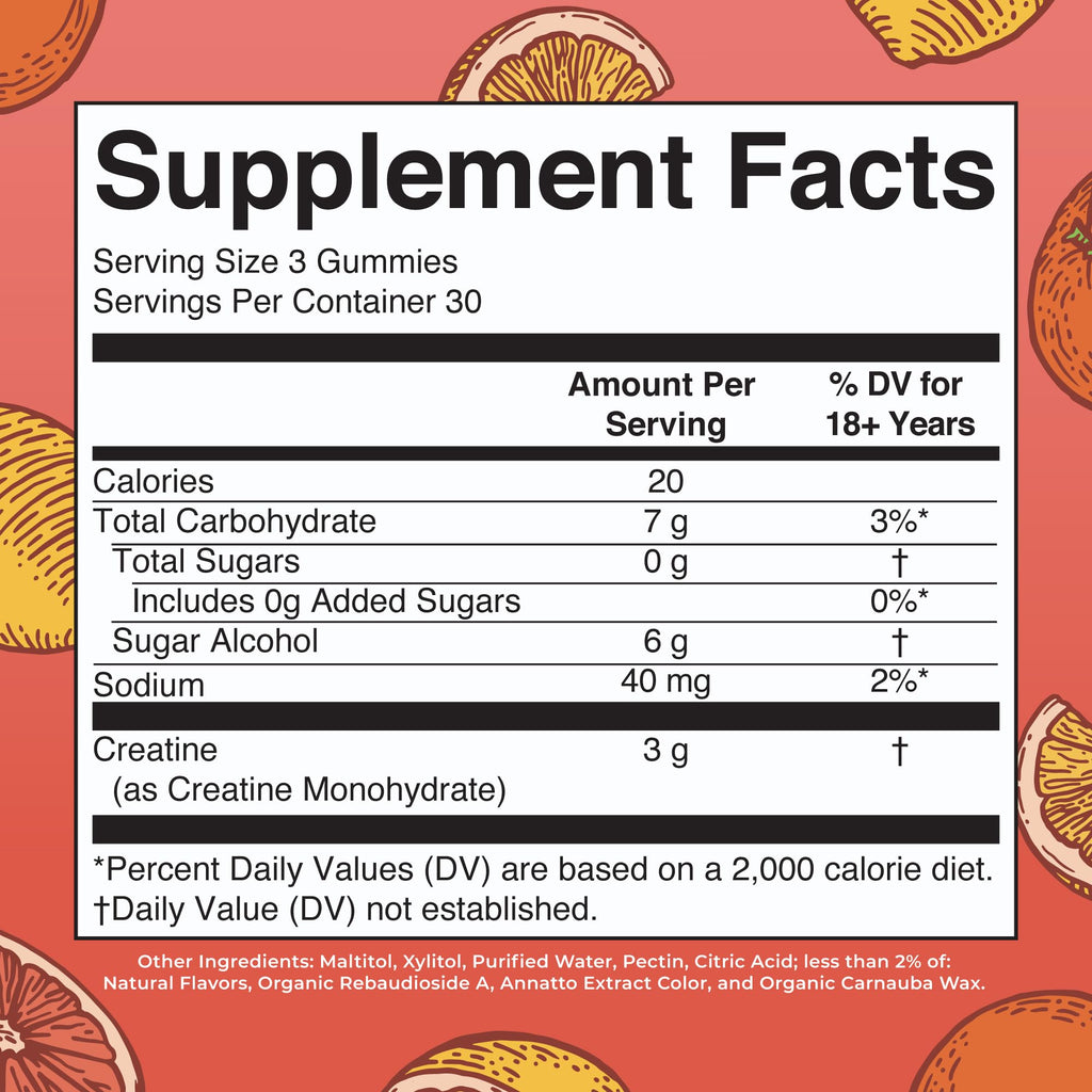 MaryRuth's Creatine Gummies for Daily Workout Support

