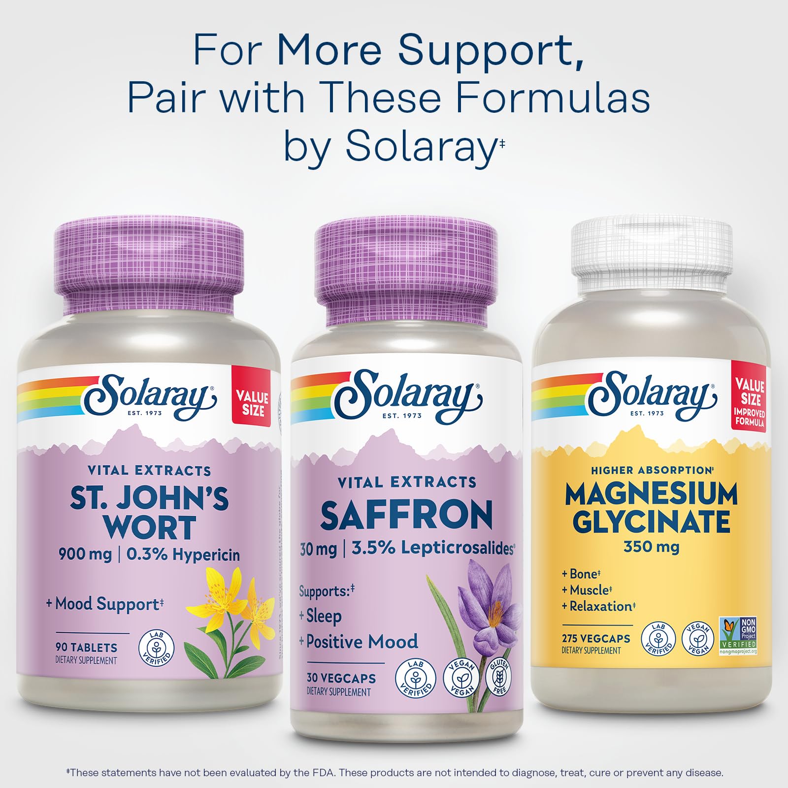 Solaray Saffron Extract for Sleep and Mood Support - Vegan

