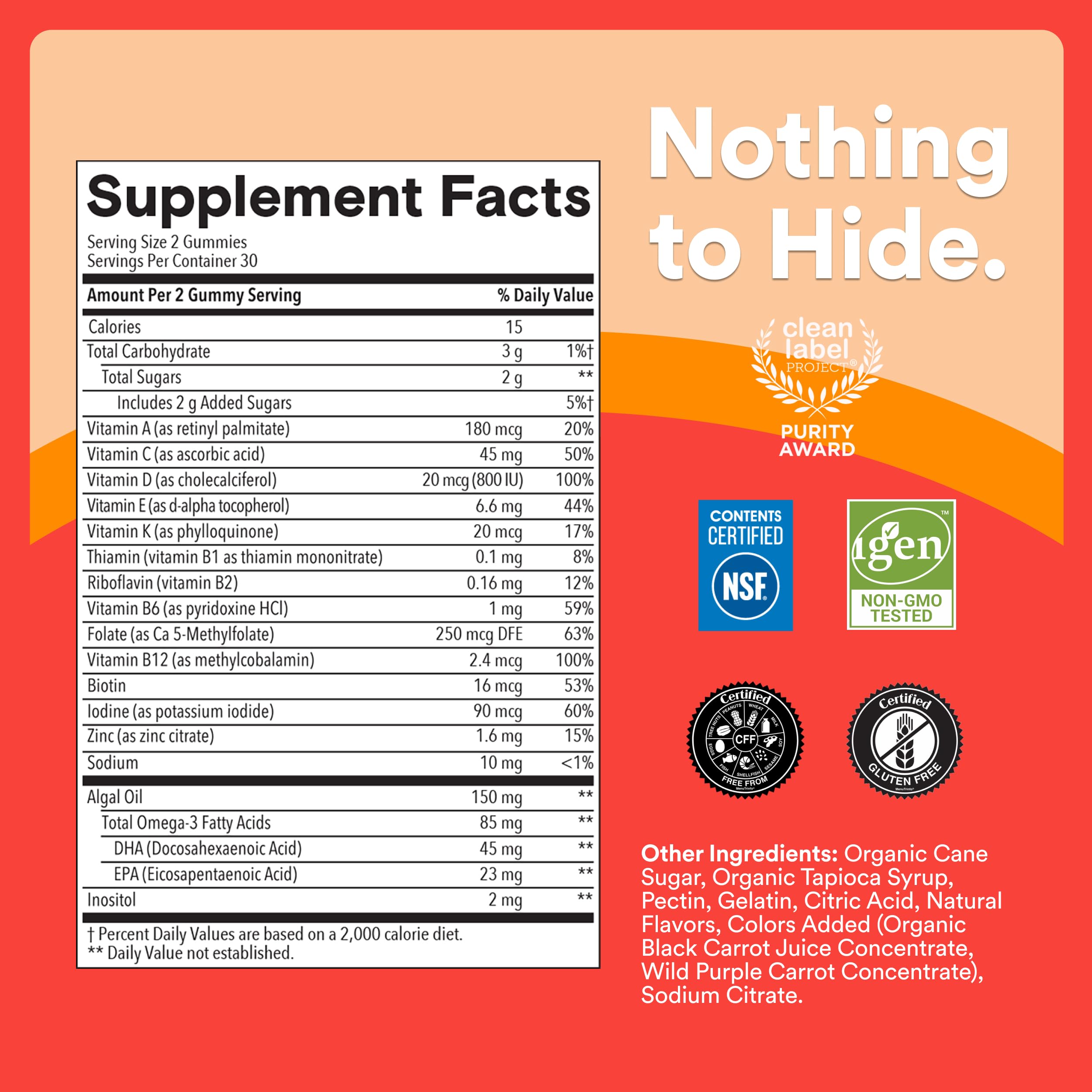 SmartyPants Kids Multivitamin Gummies with Omega-3 DHA/EPA

