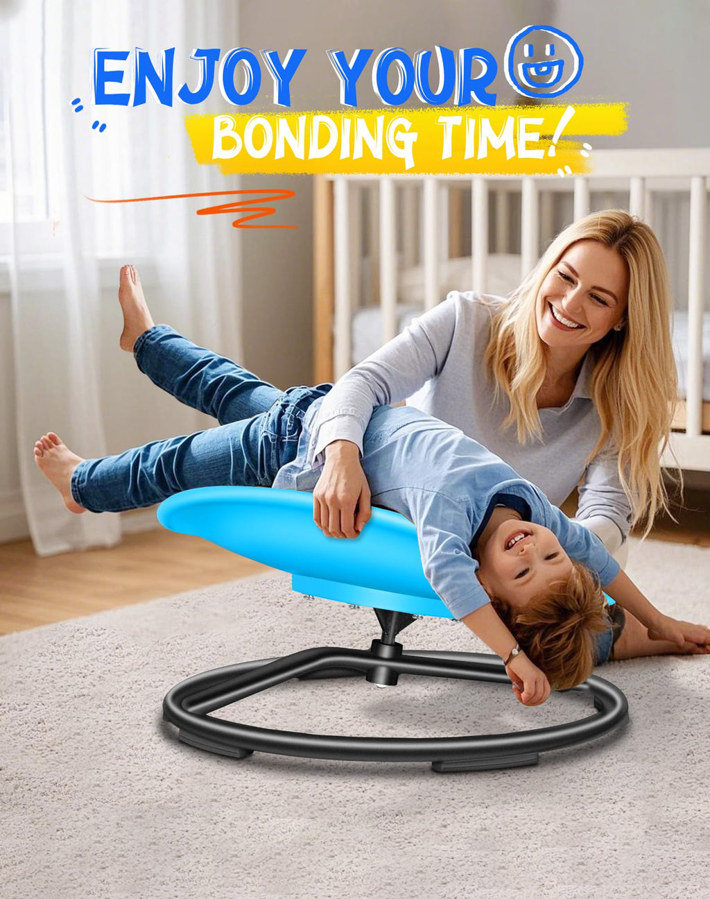 FERUERW Spinning Chair for Autistic Kids - Sensory Toy

