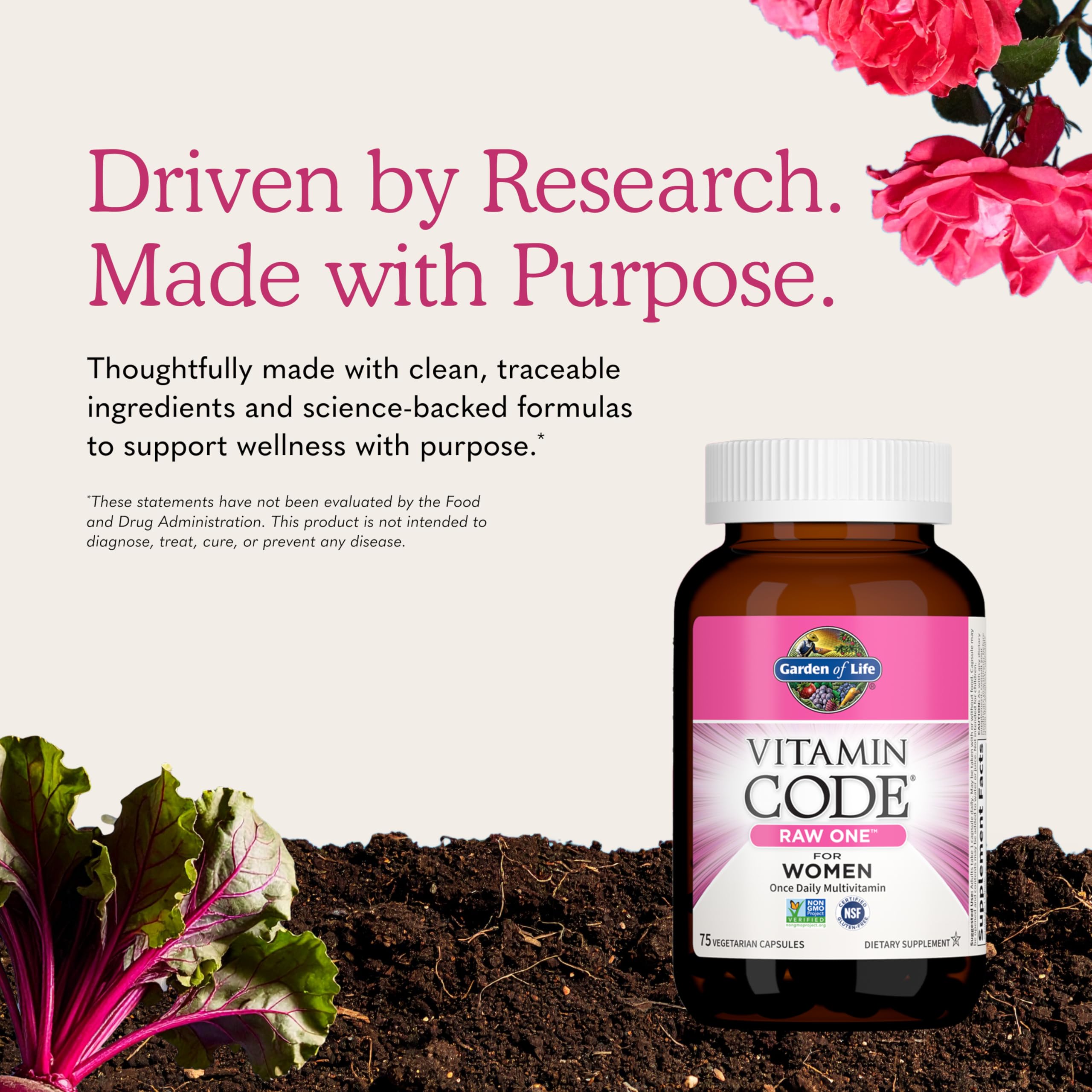 Vitamin Code RAW ONE for Women Multivitamin | Garden of Life

