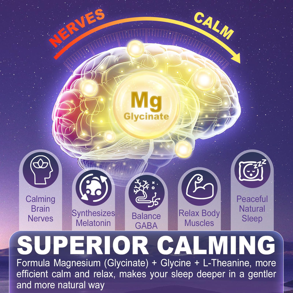 Ellamentz Magnesium Glycinate Gummies for Sleep & Calm

