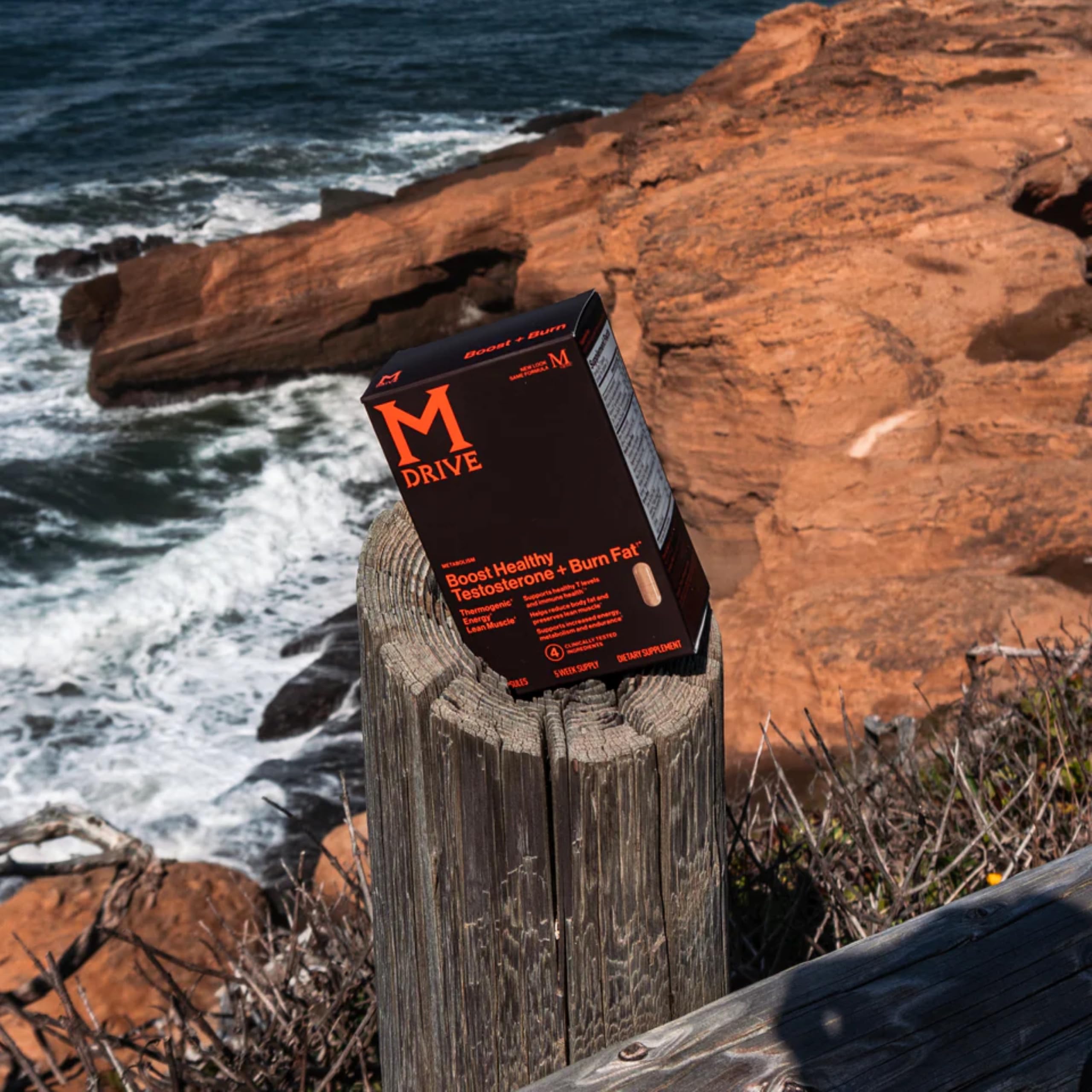 Mdrive Testosterone Booster for Men | Boost & Burn

