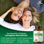 Zazzee Astragalus Root Extract Immune Support

