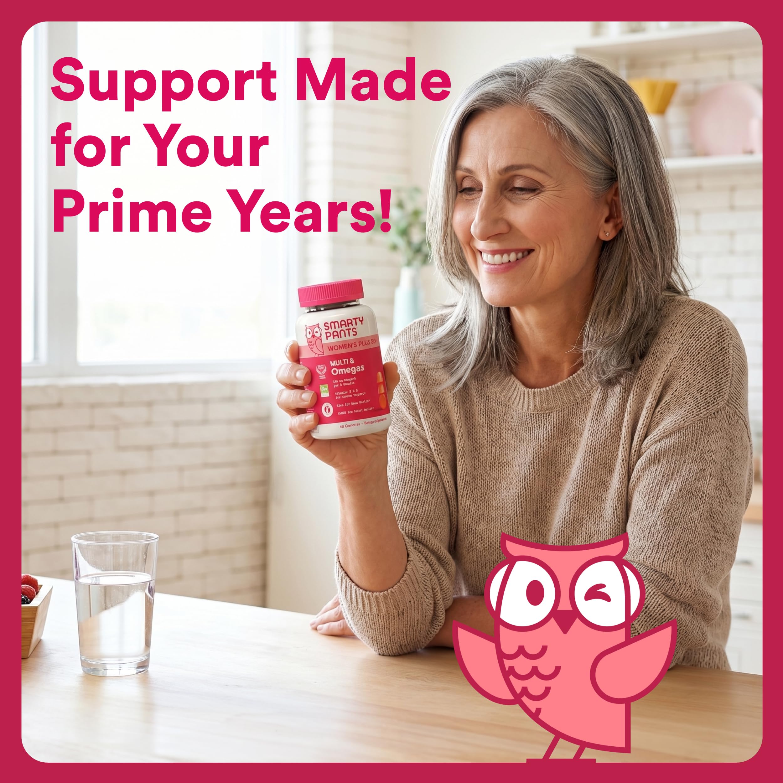 SmartyPants Women’s Plus 50+ Multi & Omegas Gummies

