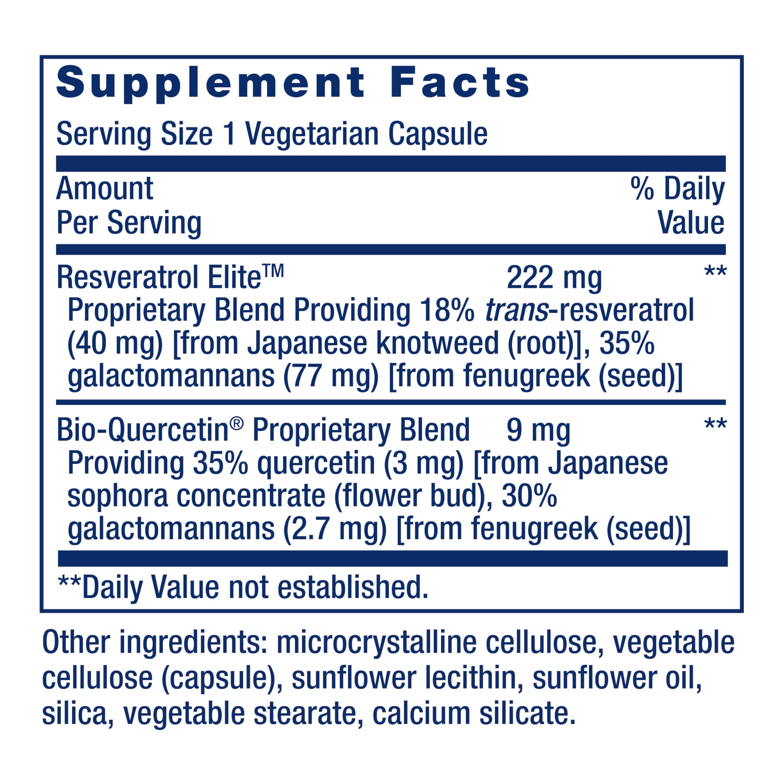 Life Extension Optimized Resveratrol Elite Trans-Resveratrol

