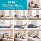 WGAKCED Wedge Pillow Set for Sleep and Recovery

