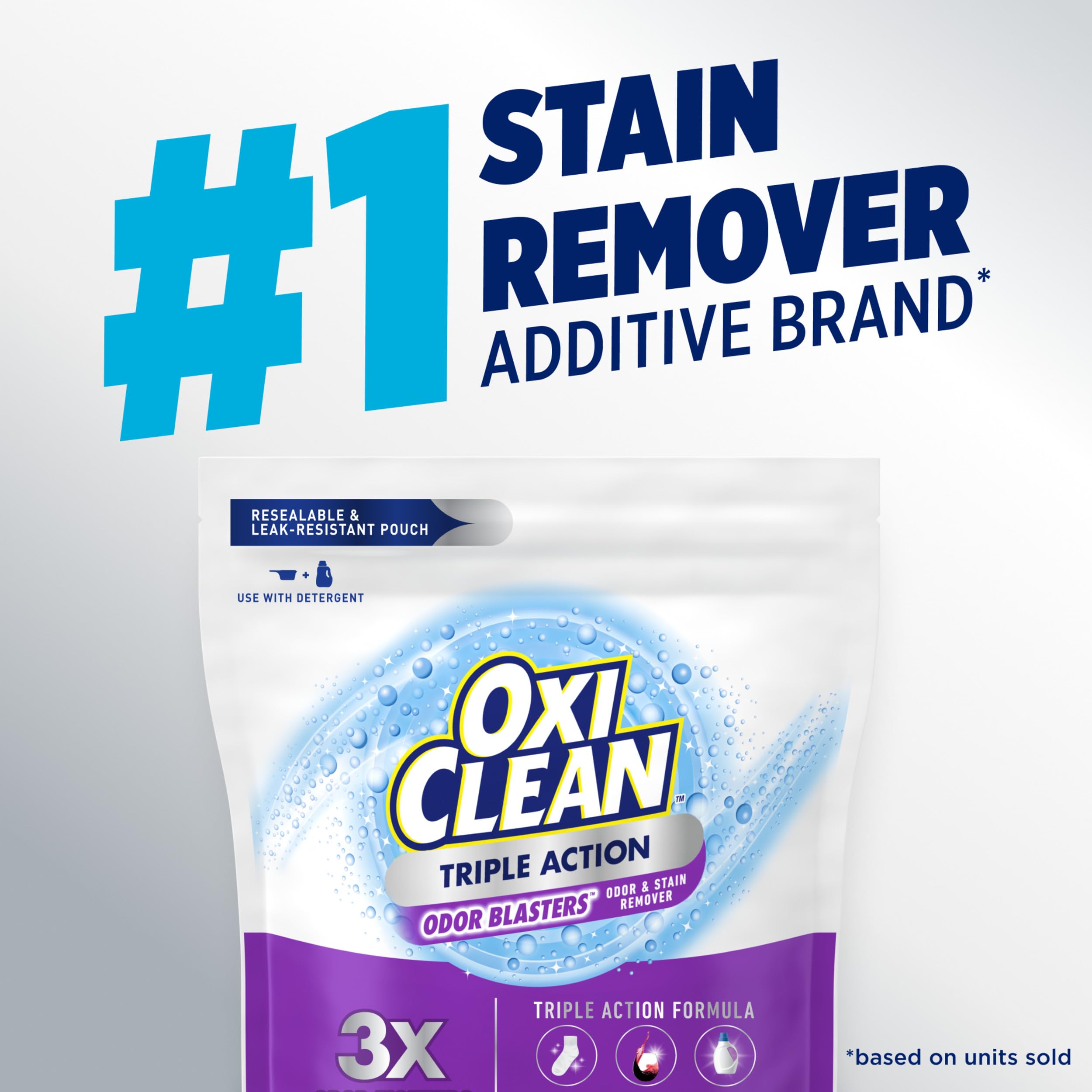 OxiClean Triple Action Odor Blasters Powder - Odor & Stain Remover


