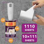MEIQIHOME Pet Hair Lint Roller Extra Sticky - Portable

