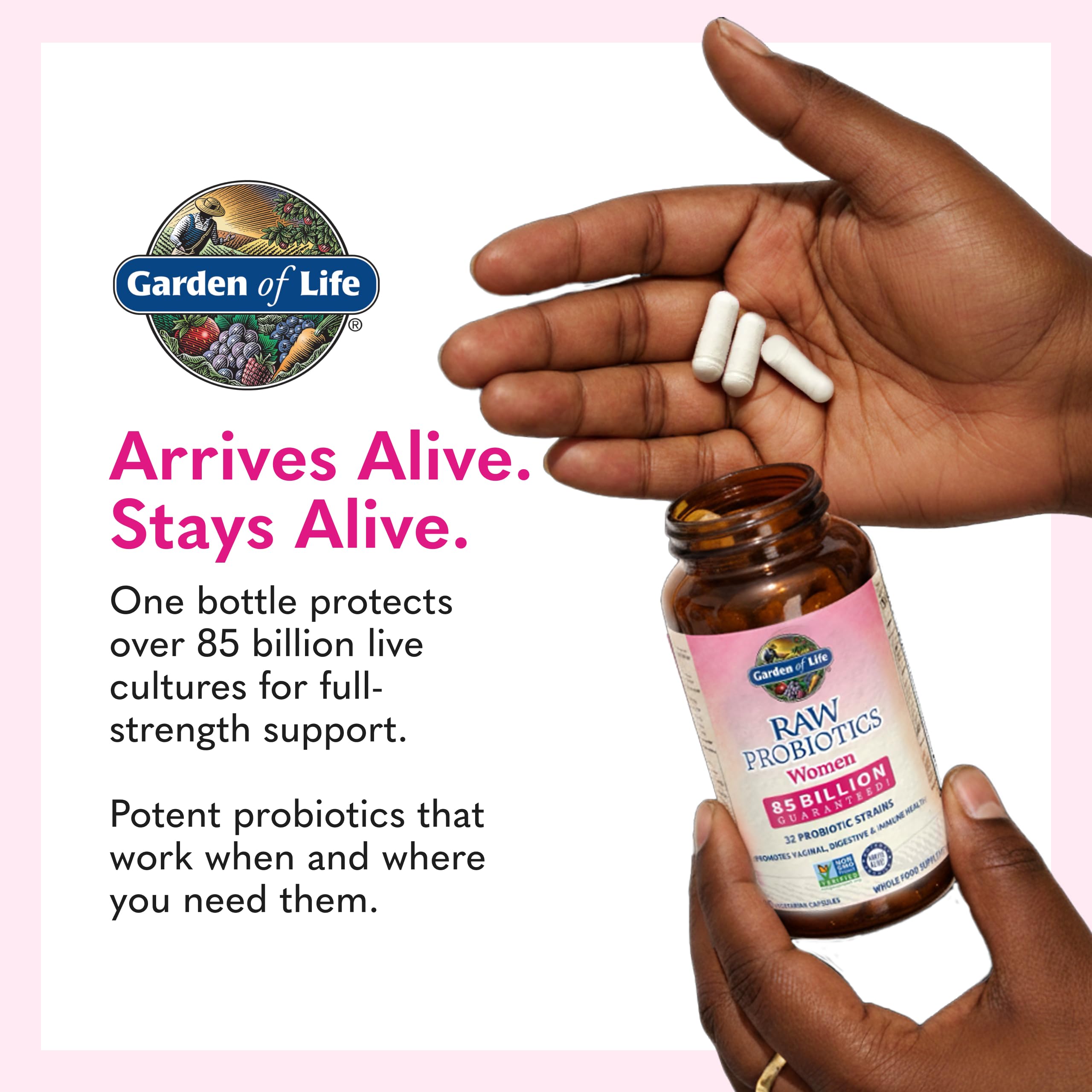 Garden of Life Raw Probiotics Women – Immune & Digestive Support


