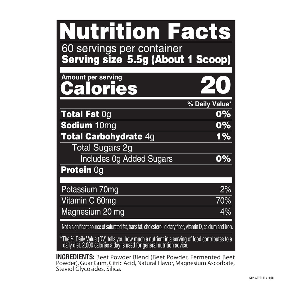 Beet Powder Pre-Workout Supplement for Natural Energy

