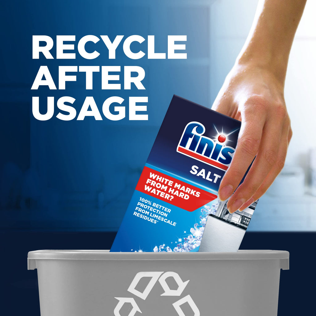 Finish Dishwasher Salt for Hard Water Protection

