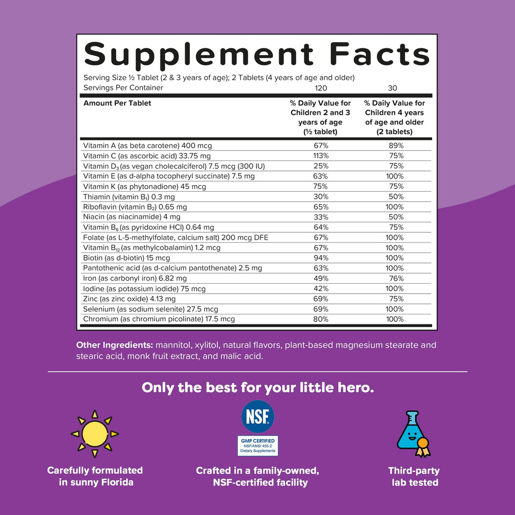Renzo's Picky Eater Kids Multivitamin with Iron

