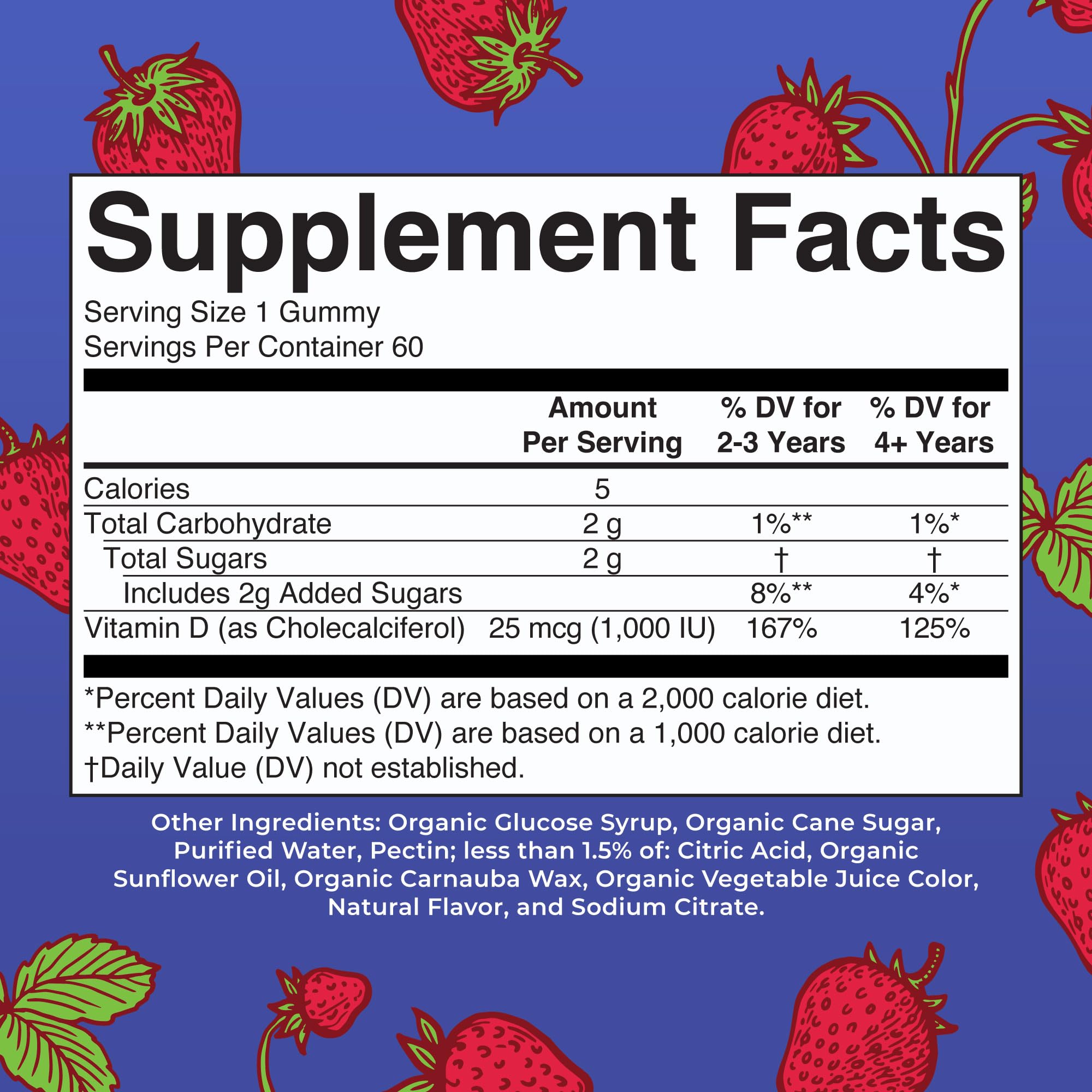 MaryRuth's Vitamin D3 Gummies for Immune & Bone Health

