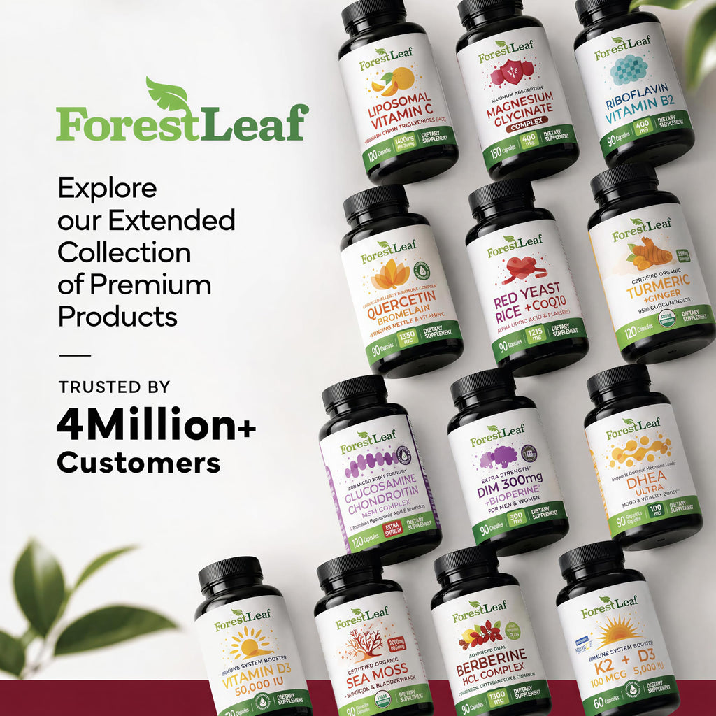 ForestLeaf Beet Root Capsules 1000mg Ginger Grape Seed


