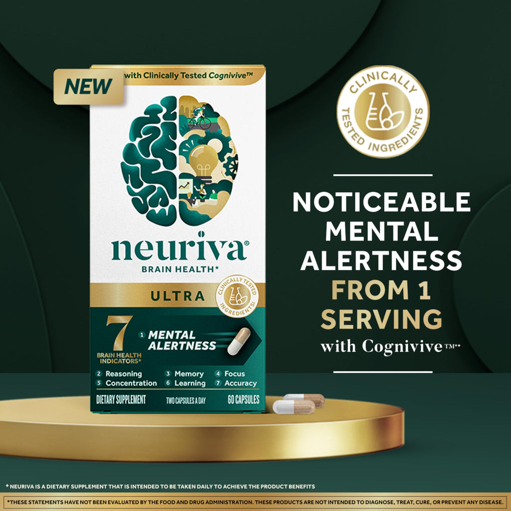 Neuriva Ultra Brain Supplement for Memory and Focus


